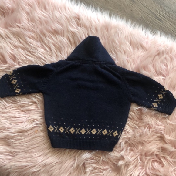 Janie and Jack Baby Boy Navy Sweater - Picture 4 of 4